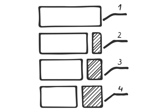 Bar Chart Doodle for Local Business Branding and Packaging