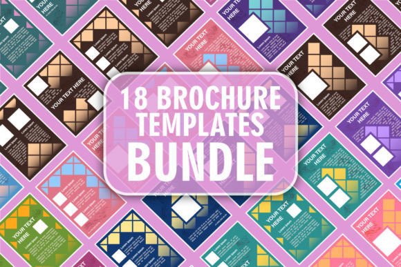 Brochure Blank Layout Design Bundle for Modern Graphics