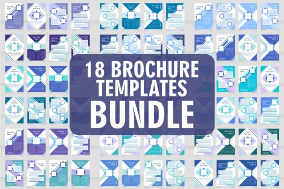 Brochure Template Layout Design Bundle for Professional Graphics