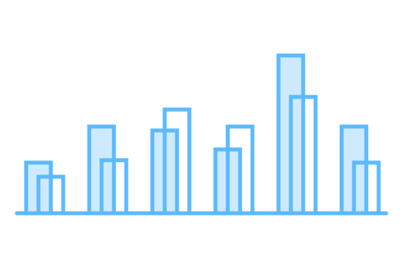 Business Infographic Element. Column Cha – A Modern Graphic Asset for Content Publishers
