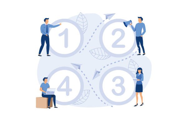 Circle Number Options Infographic for Handmade Projects
