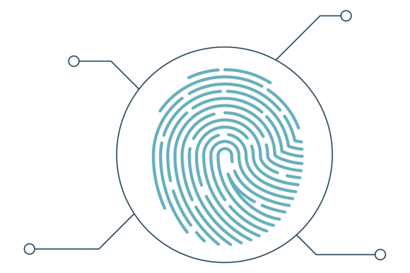 Fingerprint Infographic Template. Person - A Versatile Graphic Design Asset