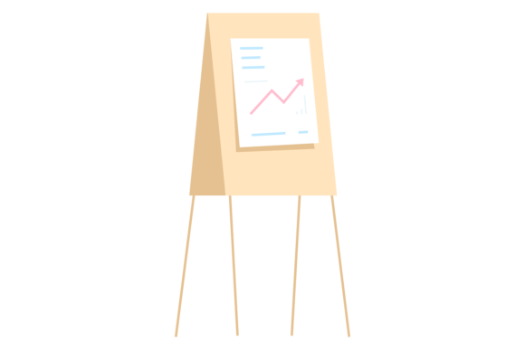 Flip Chart Icon for Crafting and Handmade Business Projects