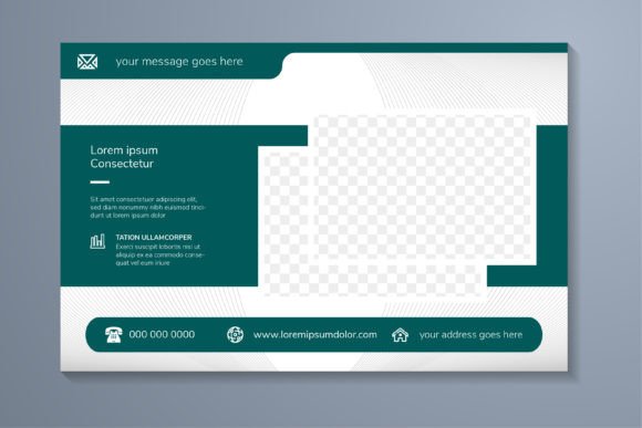 Green Horizontal Page Banner for Blog and Website Graphics