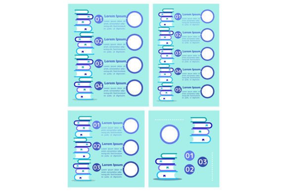 Higher Education Blue Infographic Chart for Local Business Graphics