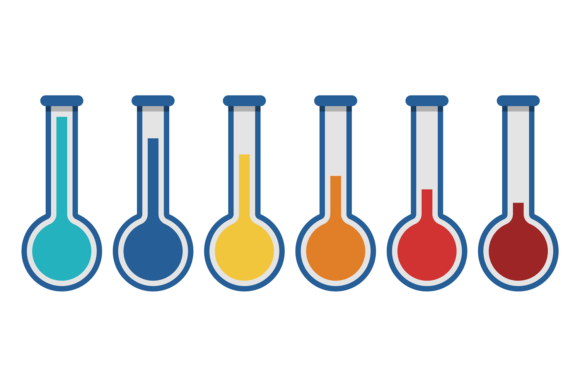 Infographic Color Measurement Element for Web and Editorial Design