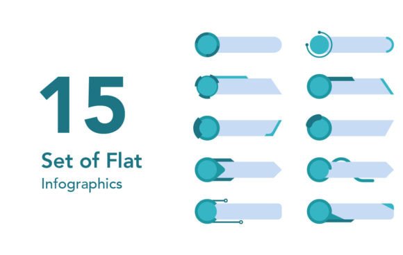 Infographic Label Element for Graphics and Backgrounds