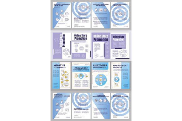Online Store Brochure Template Set Review