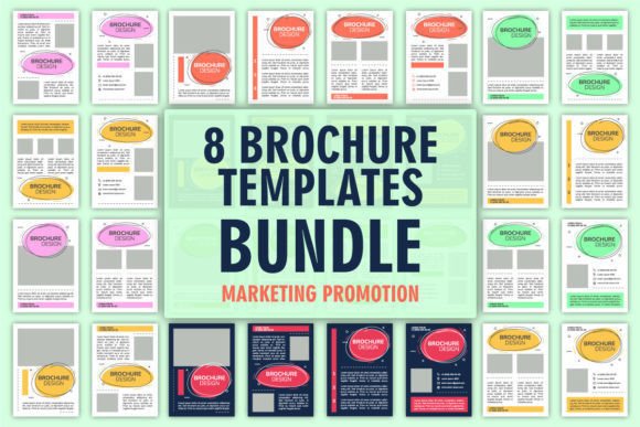 Promo Campaign Brochure Design Bundle for Graphic Templates