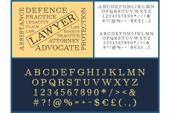 Style Vector Decorative Alphabet Set for Crafts and Graphics